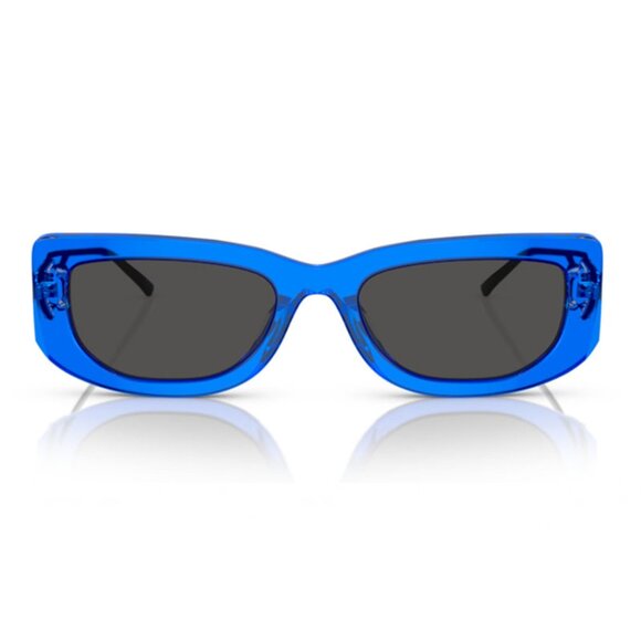 NEW PRADA SQUARE WOMEN BLUE PR14YS 18M5S0 SUNGLASSES PR 14YS PRADA SPR 14YS - Picture 4 of 5